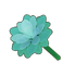Teal Dwarf Dahlia