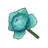 Teal Mooncycle Rose
