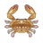 Three-Spot Swimming Crab