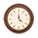 Walnut Clock