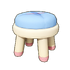 Whimsical Plush Stool
