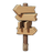 Wooden Crossroads Signpost