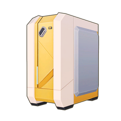 Yellow & White PC Tower Icon.png
