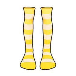 Yellow & White Striped Knee Socks Icon.png