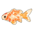 Yellow Dappled Koi